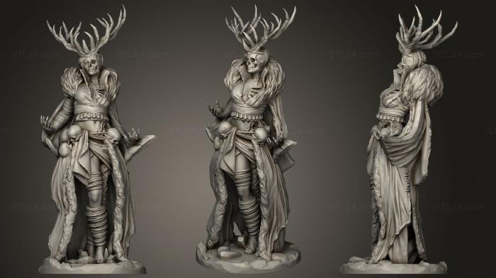 Figurines heroes, monsters and demons (MM Hel, STKM_3034) 3D models for cnc